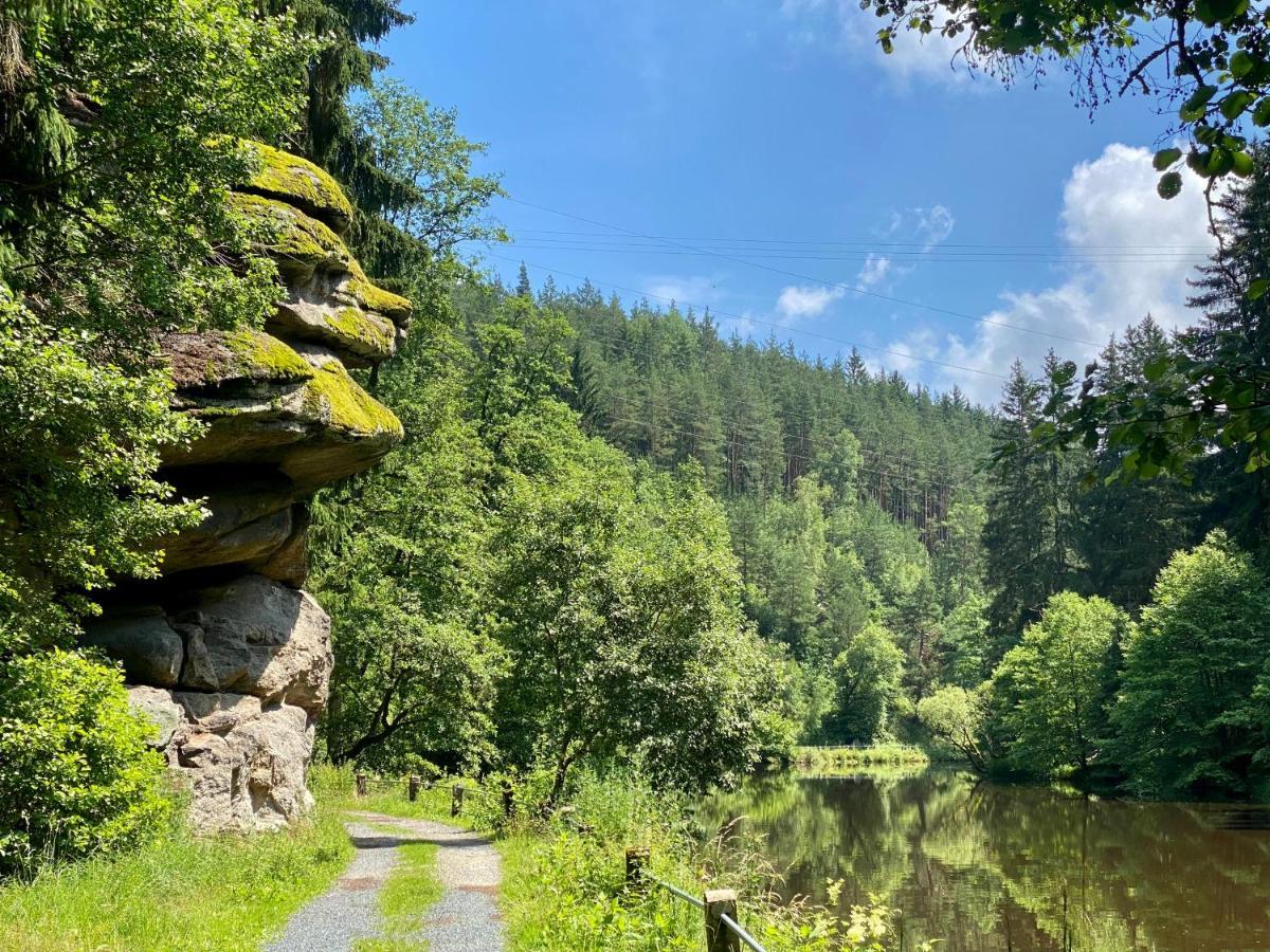 Ferienwohnung Oxana Im Naturpark Fichtelgebirge Schonwald  Luaran gambar